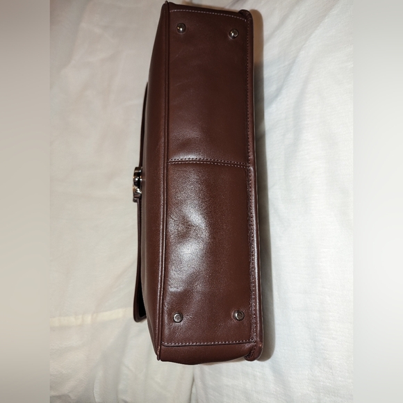 COACH Leather Messenger Bag Briefcase D 72070 Brown EUC - Picture 12 of 12